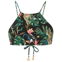 Lygia & Nanny Sutiã de biquíni Ilana estampado - Preto