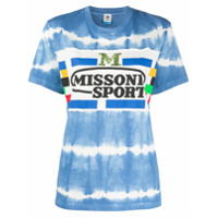 M Missoni Camiseta tie-dye de jersey - Azul