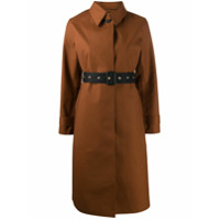 Mackintosh Trench coat com cinto e abotoamento simples - Marrom