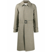 Mackintosh Trench coat pied-de-poule com cinto - Marrom