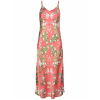 Madison.Maison Vestido Louise de seda floral - Rosa