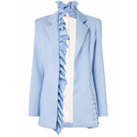 Maggie Marilyn Jaqueta com babados frontais - Azul