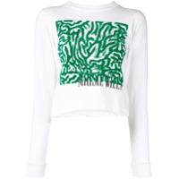 Maisie Wilen Camiseta YS104 com estampa gráfica - Branco
