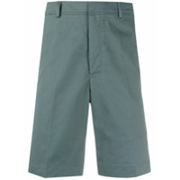 Maison Kitsuné Bermuda de alfaiataria em algodão - Azul