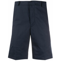 Maison Kitsuné Bermuda de alfaiataria em algodão - Azul