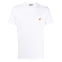 Maison Kitsuné Camiseta com logo bordado - Branco