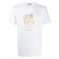 Maison Kitsuné Camiseta de algodão com estampa Palais Royal - WHITE