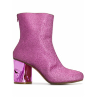 Maison Margiela Ankle boot com brilho - Rosa