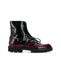Maison Margiela Ankle boot com cadarço - Vermelho