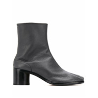 Maison Margiela Ankle boot com detalhe de abertura frontal - Cinza