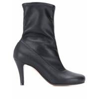 Maison Margiela Ankle boot de couro - Preto
