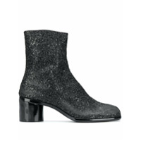 Maison Margiela Ankle boot Tabi com textura - Preto