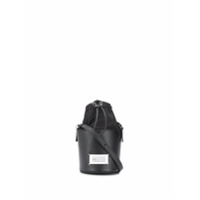 Maison Margiela Bolsa bucket com patch de logo de número - Preto