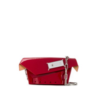 Maison Margiela Bolsa Snatched pequena - Vermelho
