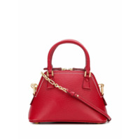 Maison Margiela Bolsa tote '5AC' de couro - Vermelho