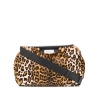 Maison Margiela Bolsa transversal com estampa de leopardo - Marrom