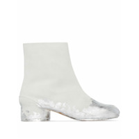 Maison Margiela Bota Tabi com detalhe metÃ¡lico - Branco