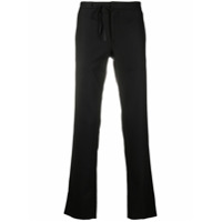 Maison Margiela Calça flanelada com ajuste no cós - Preto