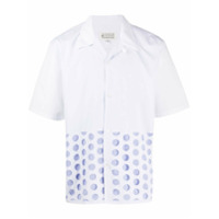 Maison Margiela Camisa com estampa de poás - Branco