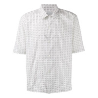 Maison Margiela Camisa mangas curtas estampada - Branco