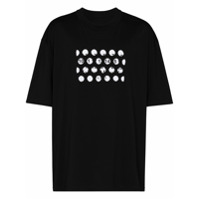 Maison Margiela Camiseta com estampa de logo - Preto