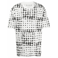 Maison Margiela Camiseta com estampa gráfica de poás - Branco