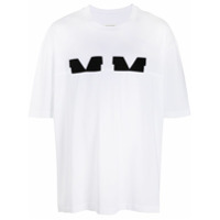 Maison Margiela Camiseta com patch MM - Branco