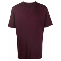 Maison Margiela Camiseta decote careca de algodão - Vermelho