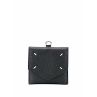 Maison Margiela Carteira envelope de couro - Preto