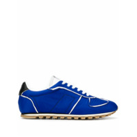 Maison Margiela contrasting-trim low-top sneakers - Azul