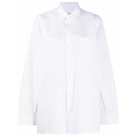 Maison Margiela cut underarm button-up shirt - Branco