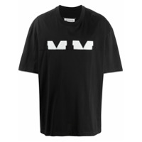 Maison Margiela logo letters patch T-shirt - Preto