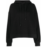 Maison Margiela Moletom com capuz e estampa de slogan - Preto