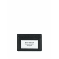 Maison Margiela Porta-cartões Zero Impact com patch - Preto