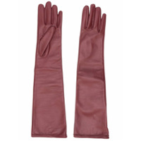 Maison Margiela red long-length gloves - Vermelho
