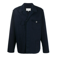 Maison Margiela spread-collar shirt jacket - Azul