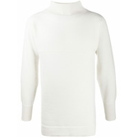 Maison Margiela Suéter com gola alta ampla - Branco