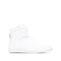 Maison Margiela Tênis cano alto de couro - Branco