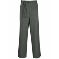 Maison Margiela tie-waist wide-leg trousers - Cinza