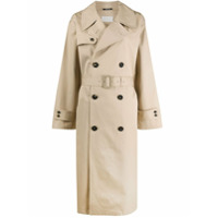 Maison Margiela Trench coat oversized com abotoamento duplo - Neutro