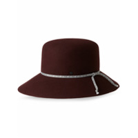Maison Michel New Kendall felt fedora hat - Vermelho