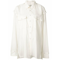 Maison Mihara Yasuhiro Camisa oversized com bolsos - Branco