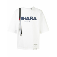 Maison Mihara Yasuhiro Camiseta com estampa de logo - Branco