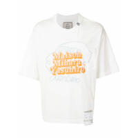 Maison Mihara Yasuhiro Camiseta com estampa de logo - Branco