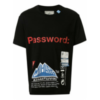 Maison Mihara Yasuhiro Camiseta com estampa Password - Preto