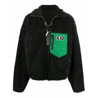 Maison Mihara Yasuhiro Casaco oversized com gola alta - Preto