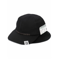Maison Mihara Yasuhiro Chapéu com logo - Preto
