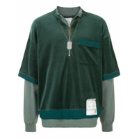 Maison Mihara Yasuhiro Regata com camadas - Verde