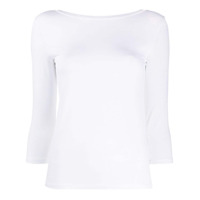 Majestic Filatures Camiseta com mangas 3/4 - Branco