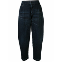 Makavelic Calça jeans cenoura cintura média - Azul